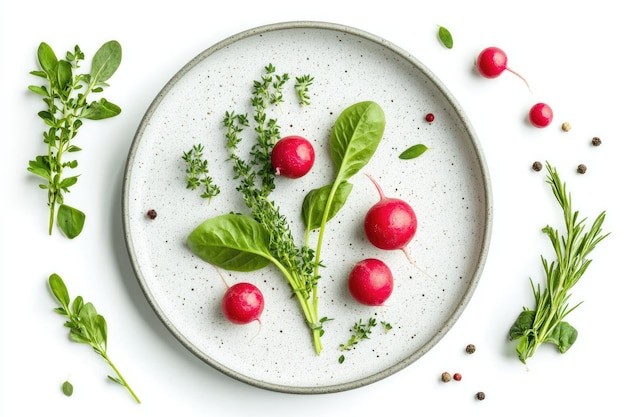 Talerz z apetycznym daniem