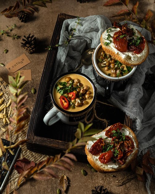 Zestaw dań sezonowych